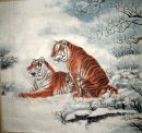 Tijger - Chinees schilderij