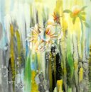 Dragonfly-Flower - Pittura cinese