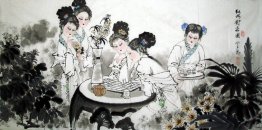 Beautiful Ladies - Chinese painting