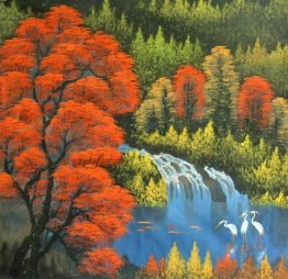 Arbres - Peinture chinoise