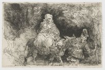 The Flight Into Egypt Crossing A Brook 1654