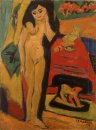 Ragazza Nuda Dietro Le Quinte Franzi 1926