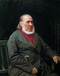 Portrait Of Sergei Timofeevich Aksakov 1878