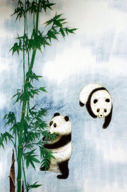 Panda - Chinesische Malerei