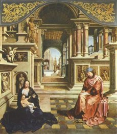 Saint Luke painting the Virgin