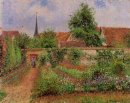 vegetable garden in eragny overcast sky morning 1901