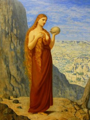 Maria Magdalena In The Desert 1