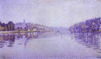 River S Edge The Siene At Herblay 1889