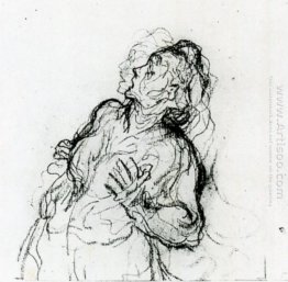 Study Of A Terrified Woman