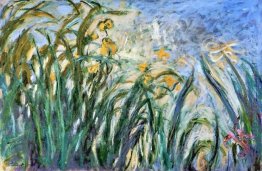 Yellow Irises And Malva 1917