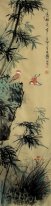 Bamboo & Birds - Peinture chinoise