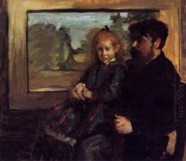 henri rouart and his daughter helene 1872