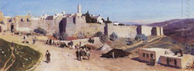 Jérusalem, depuis la porte de Jaffa Ouest et de la Citadelle 188