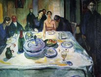 Le mariage de la Bohême Munch Assis à l'extrême gauche 1925