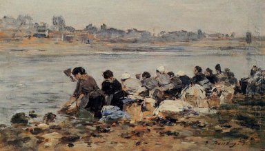 Laundresses aan de oevers van de Touques 8