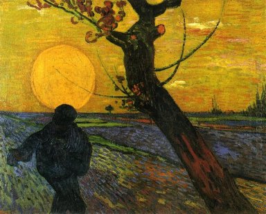 Sembrador con el sol poniente 1888 3