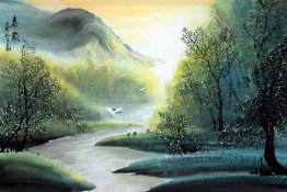 River - Chinese Painting