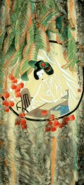 Beautiful lady - Chinese Painting