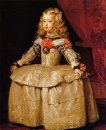 Retrato de la infanta Margarita envejecida Five 1656