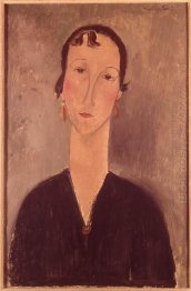 woman with earrings