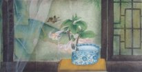 Fleurs - peinture chinoise