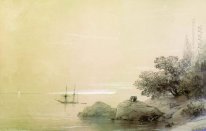 Sea Against A Rocky Shore 1851