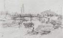 Puente en el río Cuprija En Paracin 1876