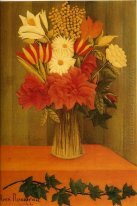 Huile Vase de fleurs