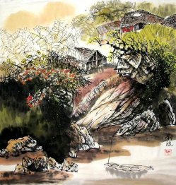 Farmhouse - Chinese Painting