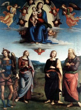 Madonna In Glory With The Child And Saints