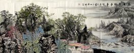 A small village - Chinese Painting