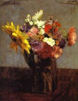 Bouquet de fleurs 1860