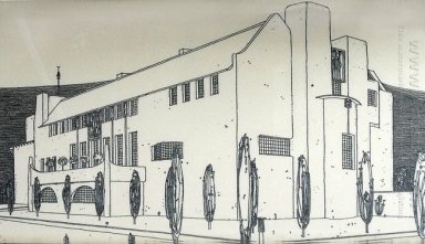 Le dessin de Mackintosh de la \'House för en konstälskare \"