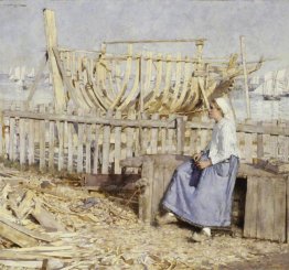 The Boat Builder's Yard, Cancale, Brittany