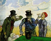 De Drinkers Na Daumier 1890