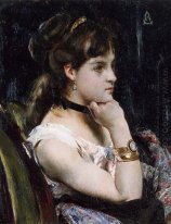 Woman Wearing a Bracelet