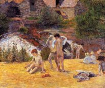 un lieu de baignade 1886