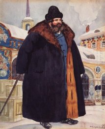 A Merchant In A Fur Coat 1920