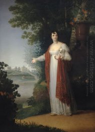 Portrait Of D A Derzhavina 1813