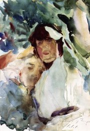 Ena Wertheimer With Antonio Mancini 1904