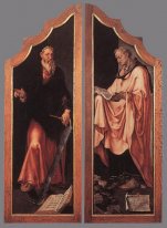 Triptych av Entombment (stängt)