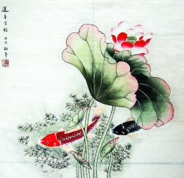 Fish&Lotus - Chinese Painting Fish&Lotus - Chinese Painting