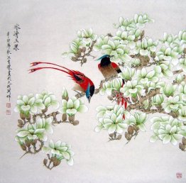 Magnolia&Birds - Chinese Painting