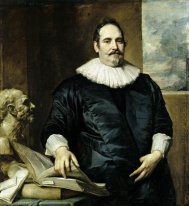 Portret van justus van meerstraeten 1635