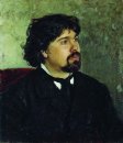 Portret van de kunstenaar Tarlev Surikov 1885