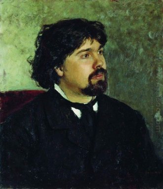 Portrait de l\'artiste Vassili Sourikov 1885
