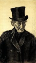 Old Man With A Top Hat 1882