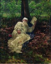 Léon Tolstoï Dans La Forêt 1891