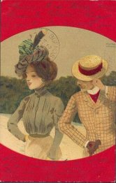 Couples Between Red Borders 1901 4