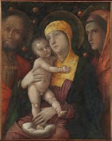 Den heliga familjen med Saint Mary Magdalen